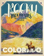 Travel Poster_colorado Drawing by Frederick Anderson Travel Poster_colorado Drawing by Frederick Anderson