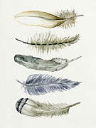 Tribal Feather II Painting by Melissa Wang