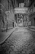 Tribeca's NYC Skybridge BW Photograph by Susan Candelario