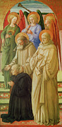 Triptych Depicting The Coronation Of The Virgin Painting by Fra Angelico