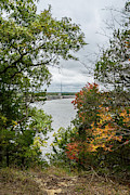 Truman Dam Autumn Framed Photograph by Jennifer White