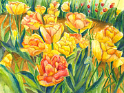 Tulips Painting by Clara Sue Beym Tulips Painting by Clara Sue Beym