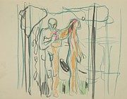 Untitled 21 Painting by Edvard Munch