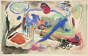 Untitled Painting by Rudolf Bauer