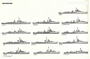 US Navy Destroyers of World War II Photograph by Steve Estvanik