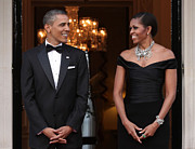 U.s. President Barack Obama Visits Photograph by Wpa Pool