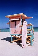Usa Florida Miami Beach Lifeguard Photograph by Buena Vista Images
