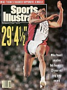 Usa Mike Powell, 1991 Iaaf Athletics World Championships Sports Illustrated Cover Photograph by Sports Illustrated