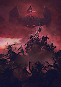 Vader vs Aliens 4 Digital Art by Guillem H Pongiluppi Vader vs Aliens 4 Digital Art by Guillem H Pongiluppi