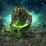 Alien Extermination Painting by Mark Cooper