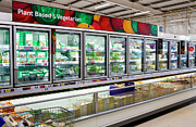 Vegetarian Aisle In Supermarket Photograph by Victor De Schwanberg/science Photo Library