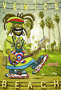 Venice Beach Chillin Painting by Ebenlo - Painter Of Song
