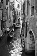 Venice, Gondolas In Canal Amid Photograph by Win-initiative/neleman