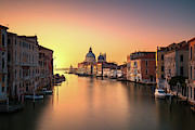 Red Sunrise over Venice Photograph by Stefano Orazzini