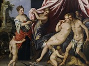 Venus and Mars. Painting by Hans Rottenhammer -I- Venus and Mars. Painting by Hans Rottenhammer -I-