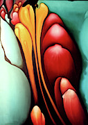 Venus Flowers Painting by Elizabeth Adkins