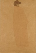 Verschleiertes Jahr Painting by Egon Schiele