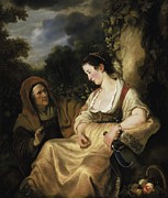 Vertumnus And Pomona, 1644 Painting by Ferdinand Bol