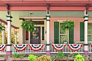 Victorian - Pink and Patriotic Photograph by Mike Savad