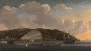 View of Algiers. Painting by Admiraliteit van Amsterdam Reinier Nooms -signed by artist- View of Algiers. Painting by Admiraliteit van Amsterdam Reinier Nooms -signed by artist-