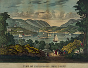View on the Hudson at West Point Painting by John Walsh & Co.