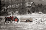 Vintage Vermont Tractor on the Farm Photograph by Jeff Folger