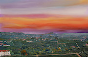 Vista Da Castiglione Falletto Painting by Guido Borelli Vista Da Castiglione Falletto Painting by Guido Borelli