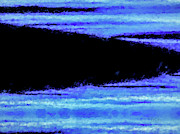 Void in Blue Digital Art by Bill Posner