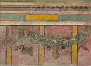 Wall Painting From The Exedra Of A Villa At Boscoreale, C.50–40 B.c. Painting by Roman Republican Period