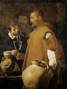 Water-seller in Sevilla, Spain. Oil on canvas -1620-. Painting by Diego Velazquez -1599-1660- Water-seller in Sevilla, Spain. Oil on canvas -1620-. Painting by Diego Velazquez -1599-1660-