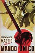 We defend Madrid under a Unified Command Painting by Briones