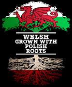 Welsh Grown With Polish Roots Digital Art by Jose O