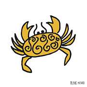 Whimsical Swirled Crab Digital Art by Deidre Mosher Whimsical Swirled Crab Digital Art by Deidre Mosher