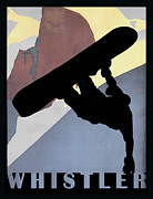 Whistler Mountain Winter Sports II Digital Art by Tina Lavoie