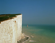 White Chalk Cliffs At Beachy Head Photograph by Science Photo Library