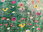 Wildflowers- Art by Linda Woods Mixed Media by Linda Woods Wildflowers- Art by Linda Woods Mixed Media by Linda Woods