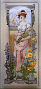 Wildflowers by Elisabeth Sonrel Painting by Rolando Burbon