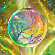Wind in Wispy Willows Digital Art by Robin Moline