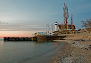 Winter Lighthouse Photograph by Lloyd Gillies