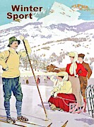 Winter sport Digital Art by Long Shot