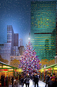 Winter Village and Christmas Market Photograph by Mark Andrew Thomas