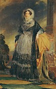 WINTERHALTER, FRANZ XAVER Madame Adelaide d'Orleans -1777-1847-,daughter of Philippe Egalite. Painting by Franz Xaver Winterhalter -1805-1873-