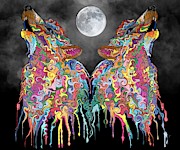 Wolf Song Digital Art by Mark Taylor
