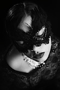 Woman with elegant mask Photograph by Jelena Jovanovic