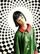 Woman With Her Head Tilted Drawing by CSA Images