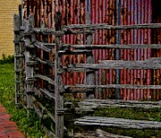Wood, Metal, Brick Photograph by L Bosco