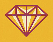 Yellow Diamond Drawing by CSA Images Yellow Diamond Drawing by CSA Images