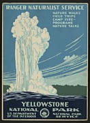 Yellowstone National Park, Ranger Naturalist Service Painting by Don Chester Powell Yellowstone National Park, Ranger Naturalist Service Painting by Don Chester Powell