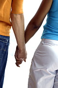Young Couple Holding Hands Photograph by Science Photo Library