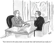 Your Interest In The Salary Makes Me Wonder How Drawing by Carolita Johnson
